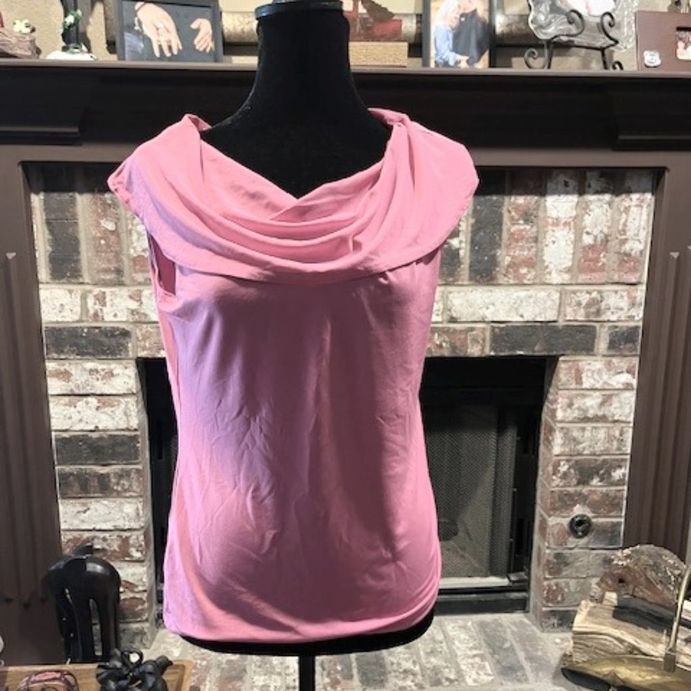 Pink Sleeveless Blouse
